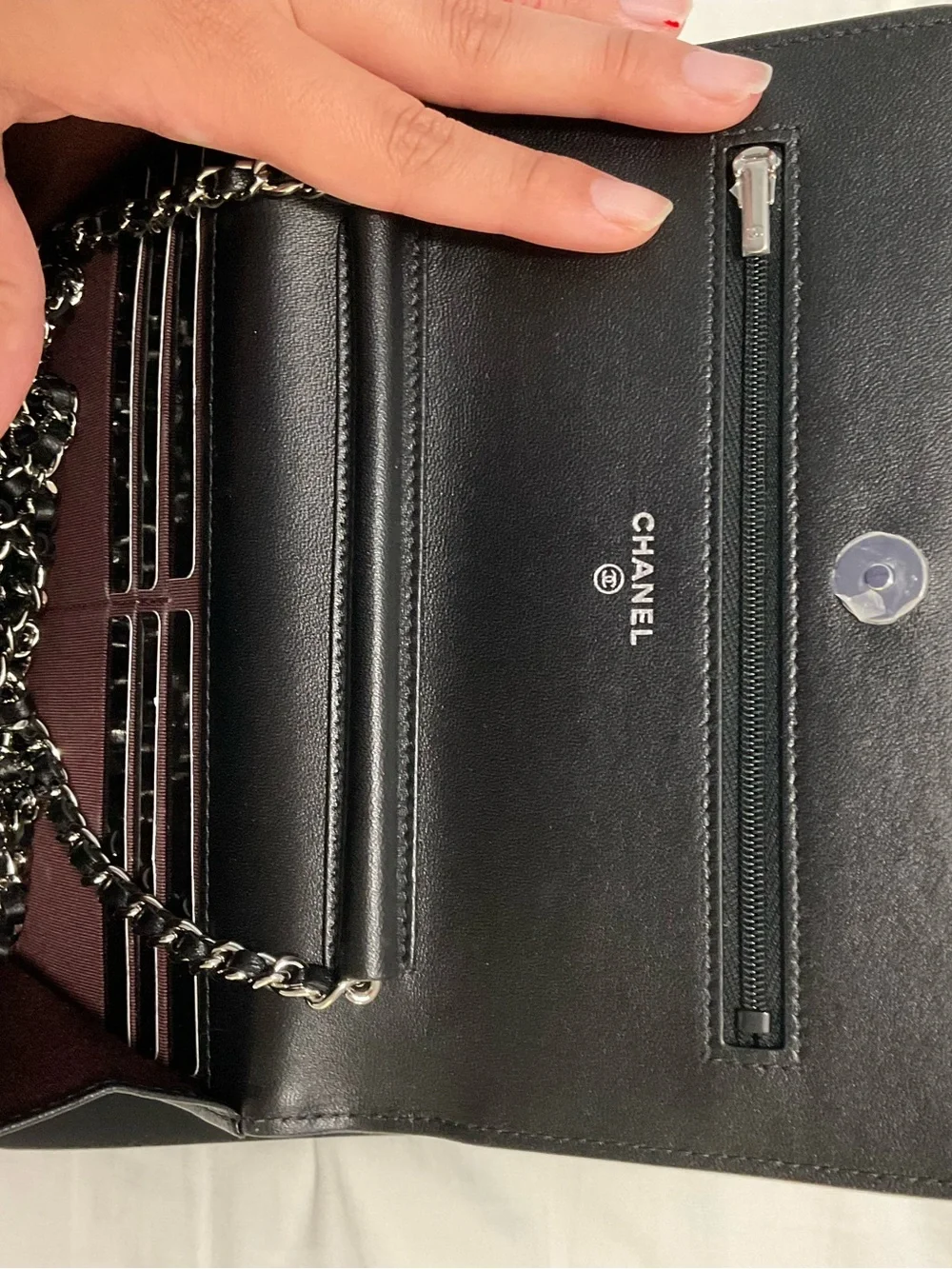 CHANEL wallet chain